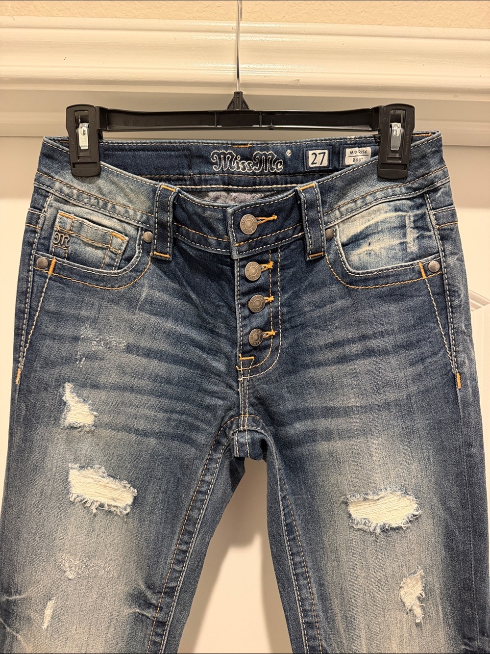 Miss Me Mid Rise Boot Cut Jeans NWOT